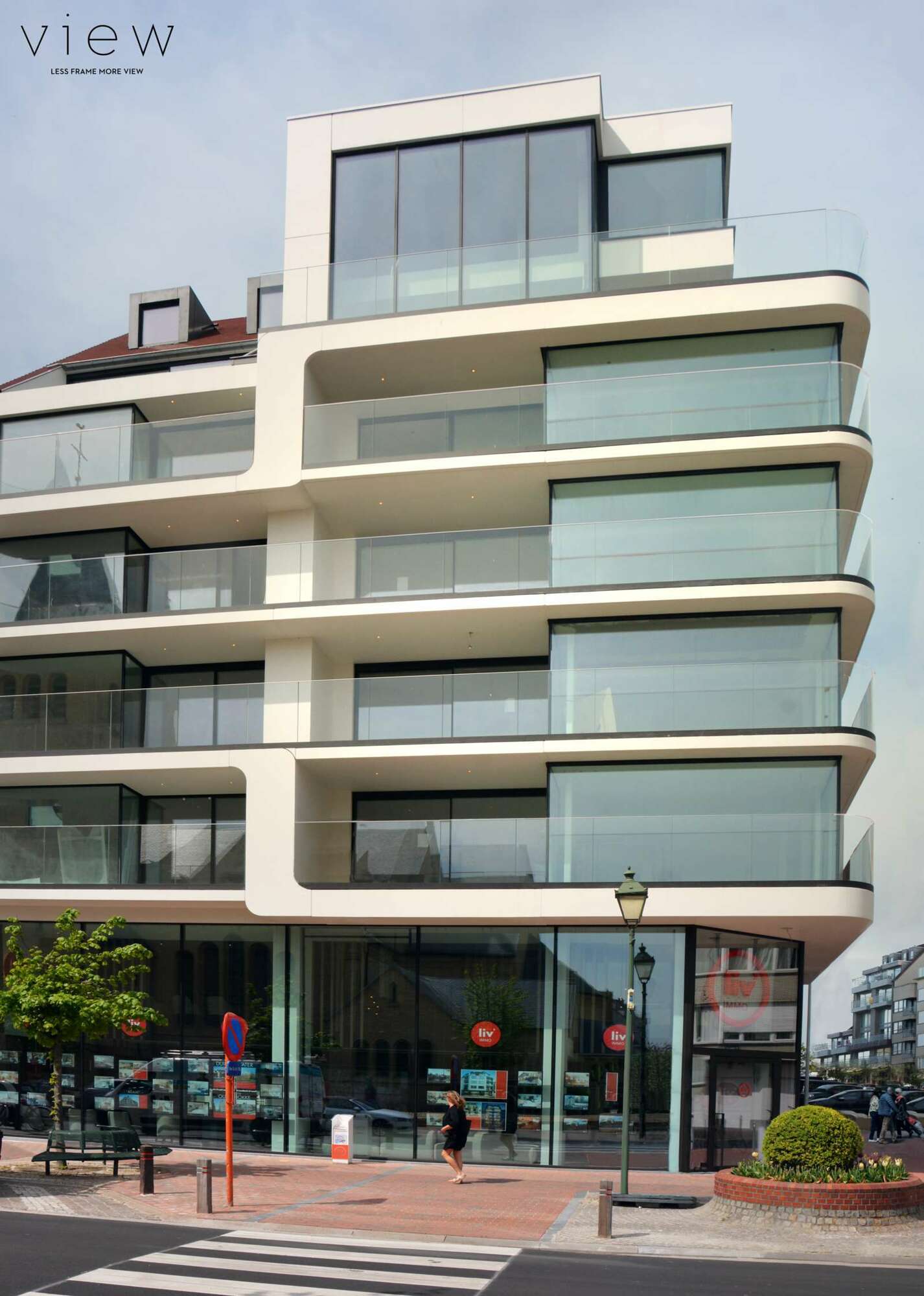 Luxe appartementen in Knokke voorzien van schuiframen